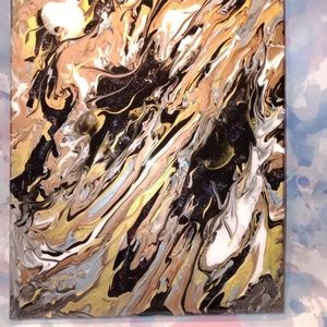 Beautiful glazed 16x20 fluid canvas art